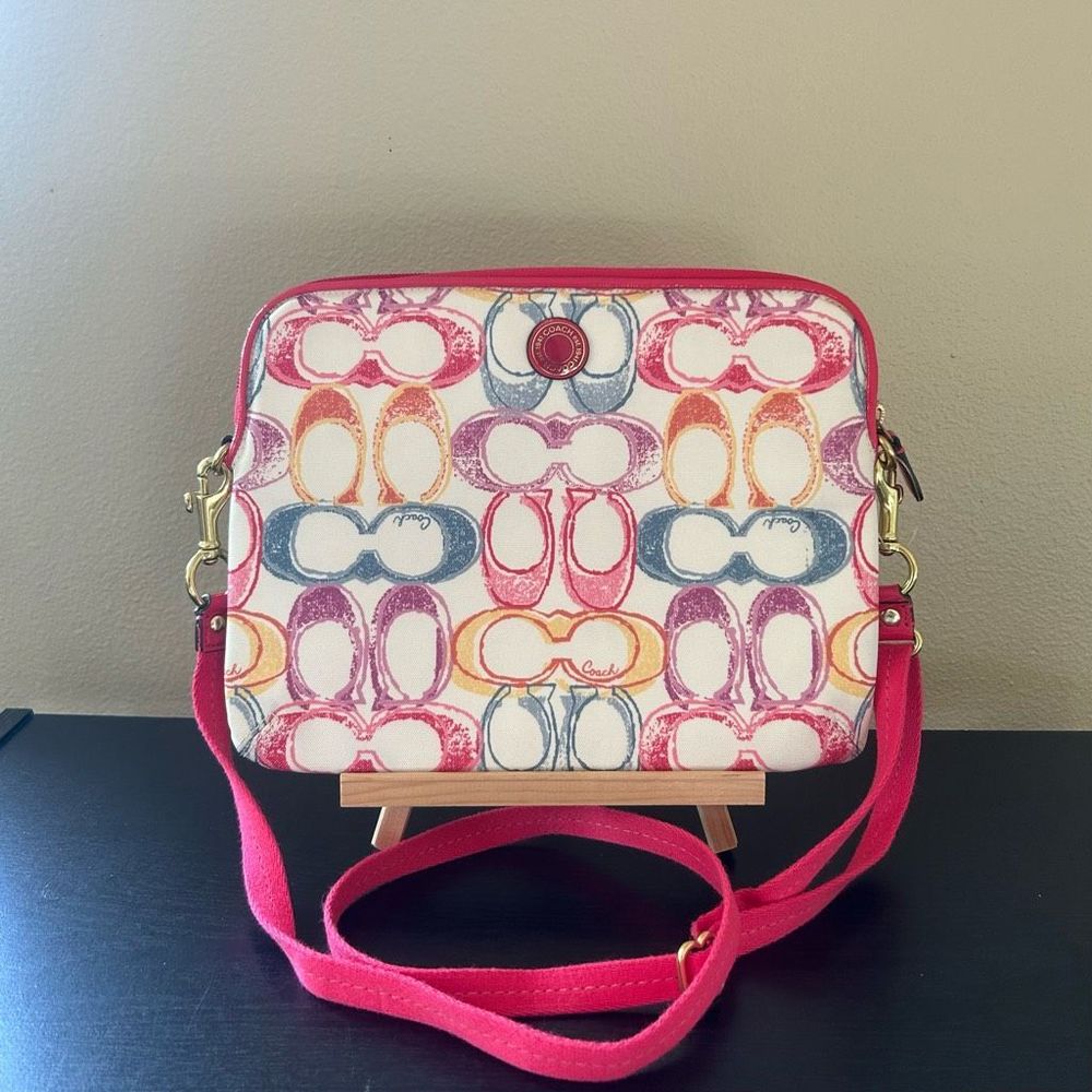 Coach Tablet/Ipad Case with Strap